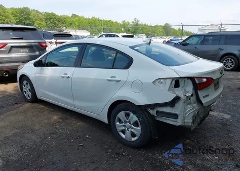 2016 Kia Forte Lx from USA, damaged, VIN KNAFK4A62G5445929